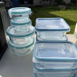 Glass Tupperware Set
