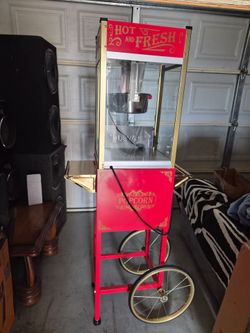 Popcorn machine used