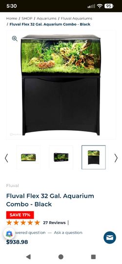 Fluval flex 32.5 gal aquarium fish tank