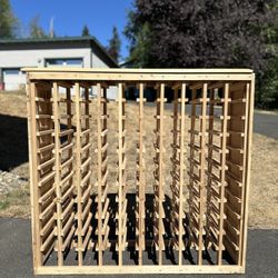Solid Wood Wine Rack