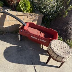 Free Kids Wagon And Foot Stool