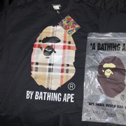 Bape Burberry Tee