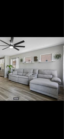 Immaculately clean living room sofa