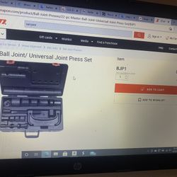 Snap On Ball Joint Press