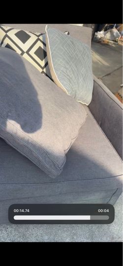 Gray Fabric Sofa Couch