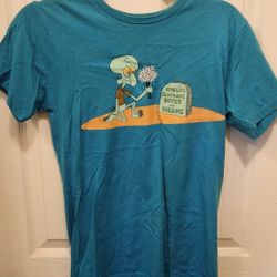 Blue Squidward Shirt