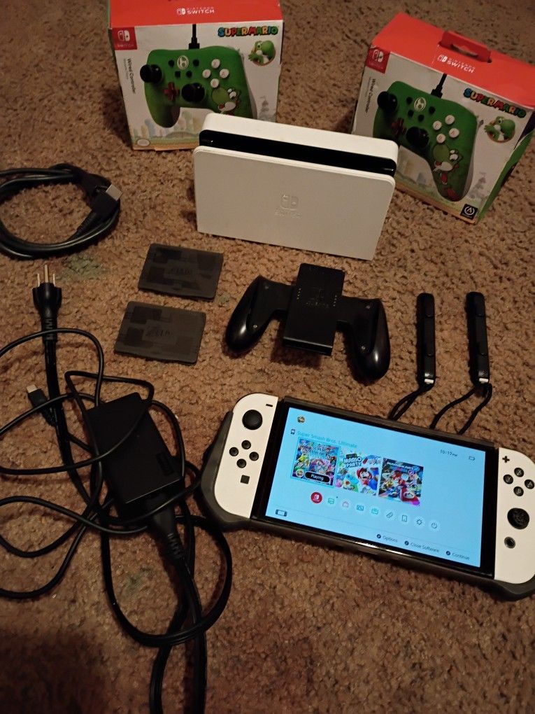 Nintendo Switch OLED And Super Smash Bros Ultimate