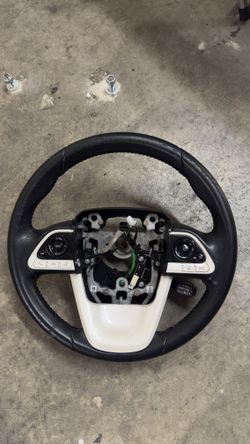 Leather Multi-Function Steering Wheel Toyota Prius 2016 2017 2018