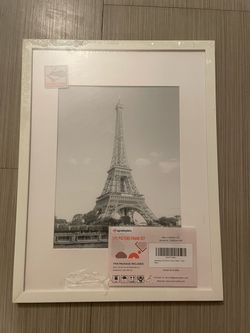 12 x 16 White Picture Frame – New – $5