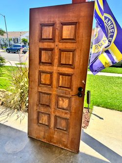 Wood Entry Door