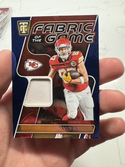 Travis Kelce Fabric Of The Game /75