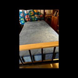 Twin Platform Bed w/Memory Foam Gel Mattress