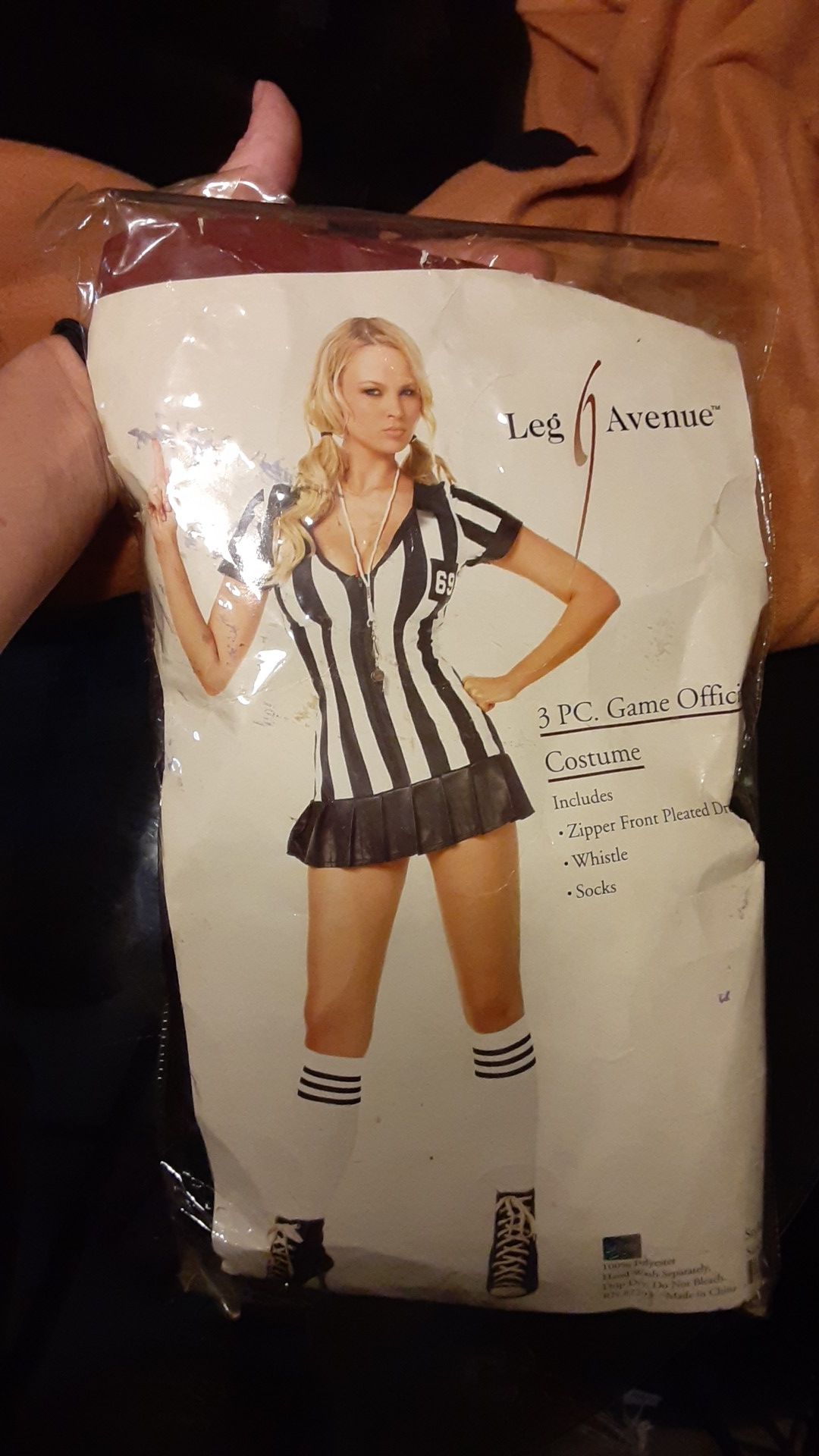 Women's sexy referee costume