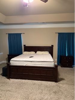 California King Bed Set with Mattress Included
