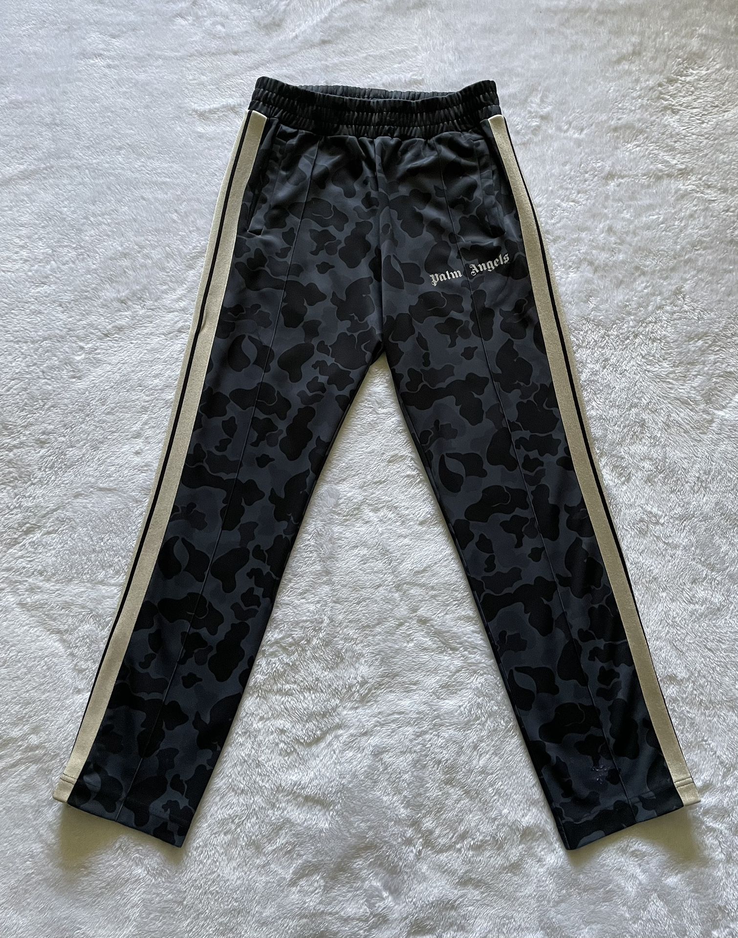 Palm Angels Track Pants ‘Black Camo’