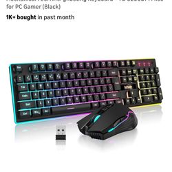 Red Thunder Keyboard And Mouse 