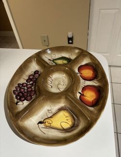 Beautiful Oval Tray 18”L x 14 “ W 