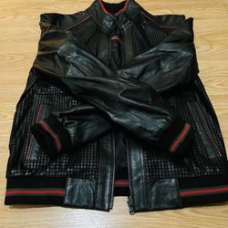 Leather Jacket (Gucci)