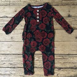 Little Bum Bum Bums & Roses Romper Size 18-24 Mths