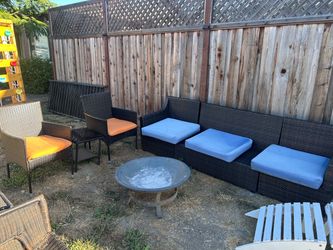 Patio Set with Firepit
