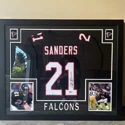 Deion sanders Signed Jersey 