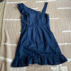 Urban Outfitters Blue Denim  Mini Dress