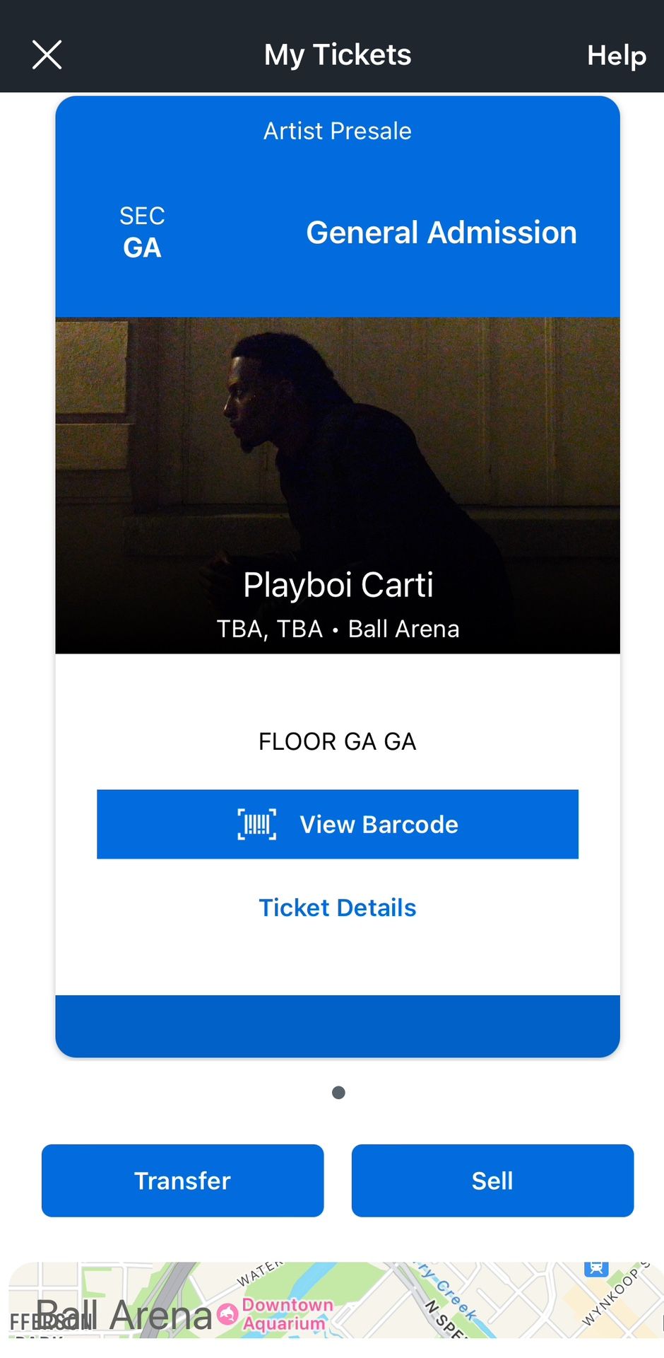 Playboi Carti Ticket General Admission 
