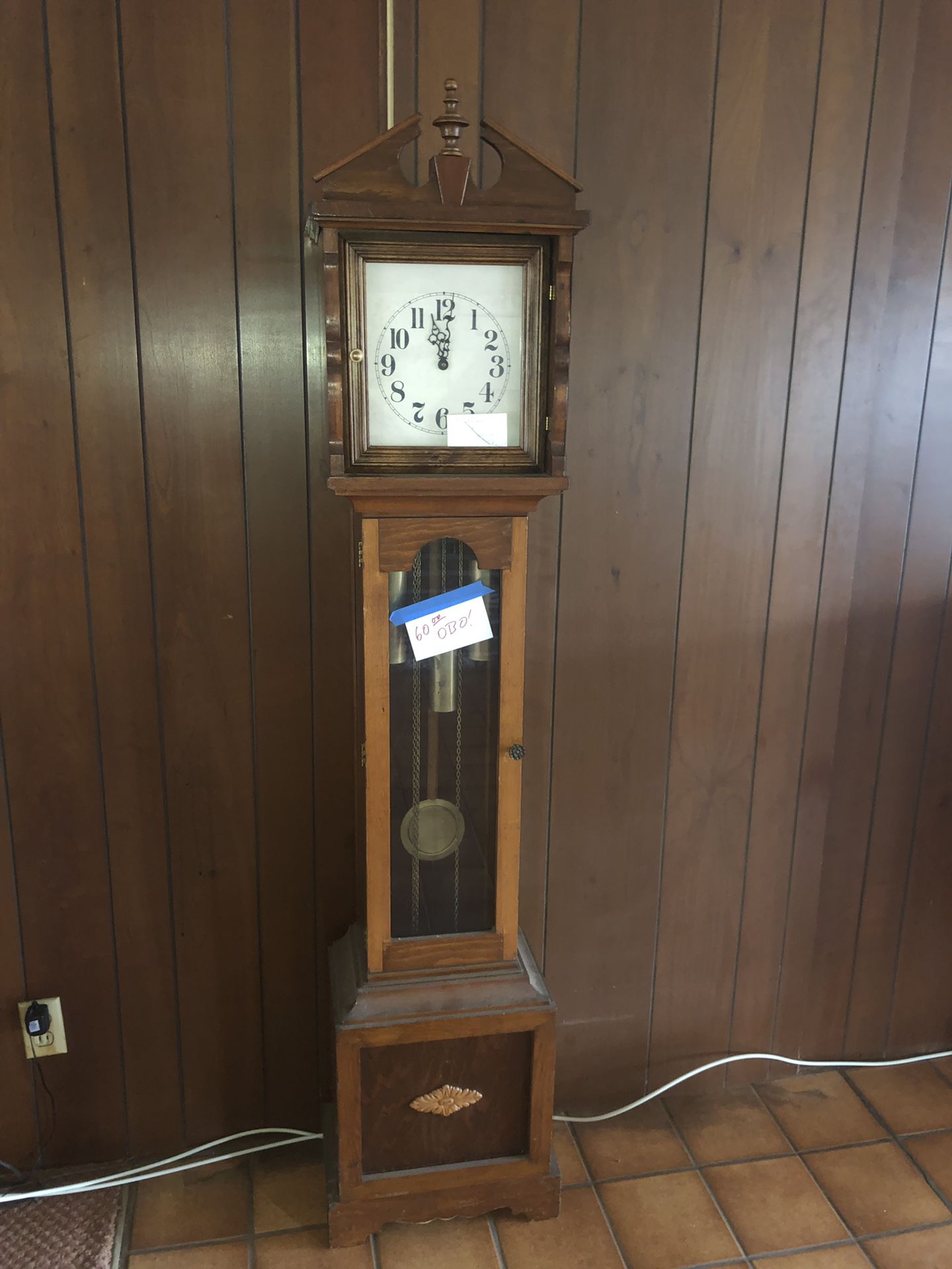Grandfather Grandmother Antique Vintage Clock