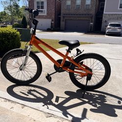 royal baby freestyle bike 18 orange