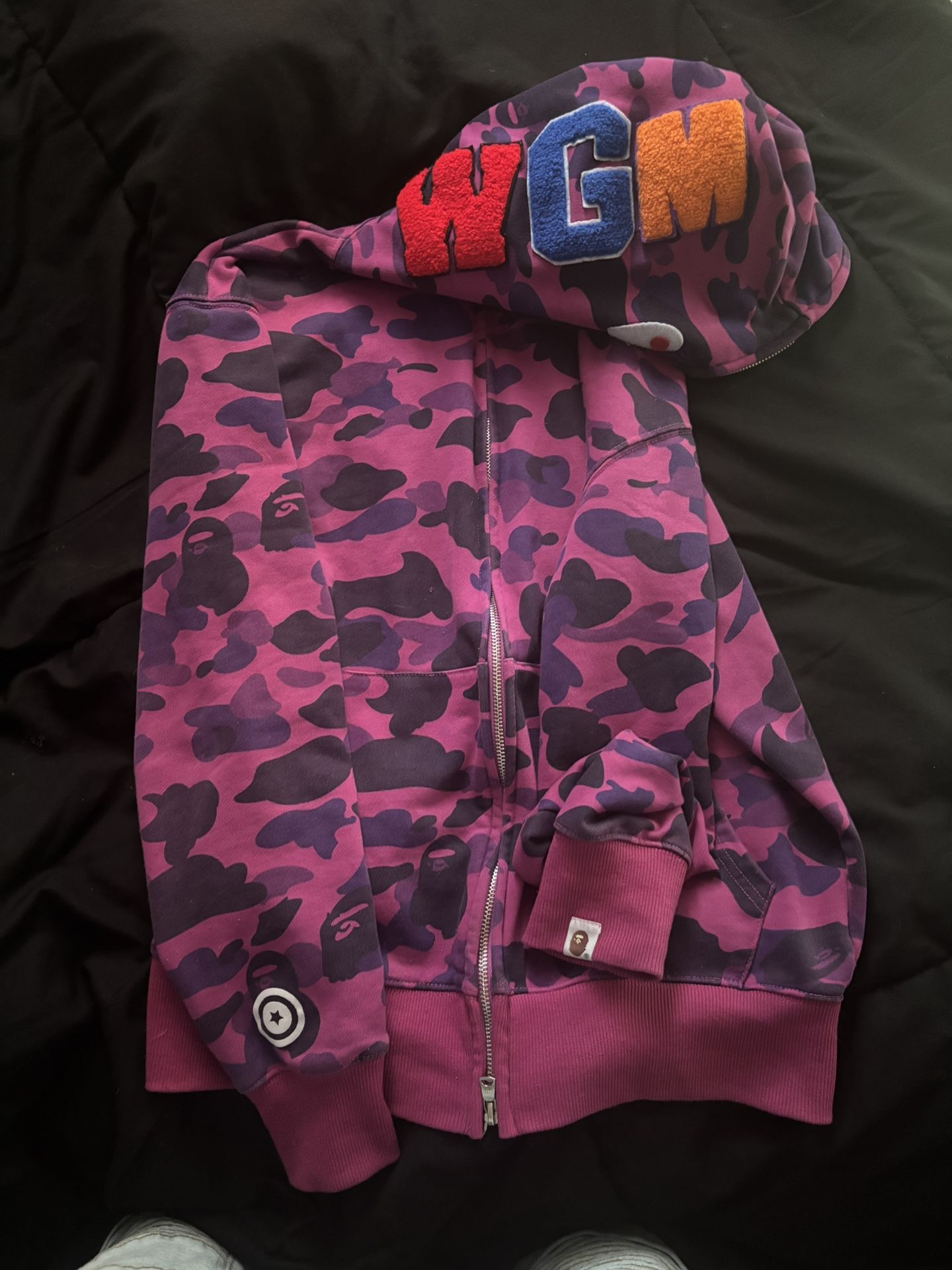 purple Bape Jacket
