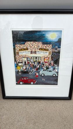 "Friday Night at the Picture Show" by artist Deneille Spohn Moes.