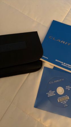2018 Honda clarity handbook manuals new stickers cd