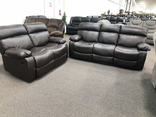 New Leather Living Room sofa Set with Recliners for Sale ...