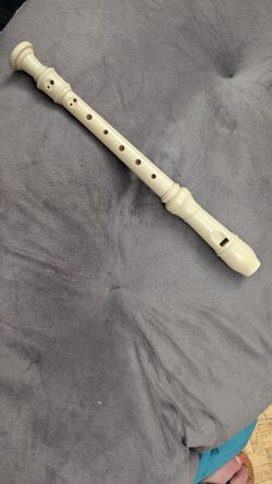 Cream Plastic Soprano Recorder