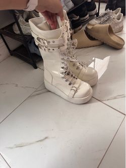 Platform boots size 8