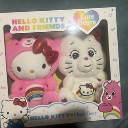 Hello Kitty and Friends Care Bears 2 pack New