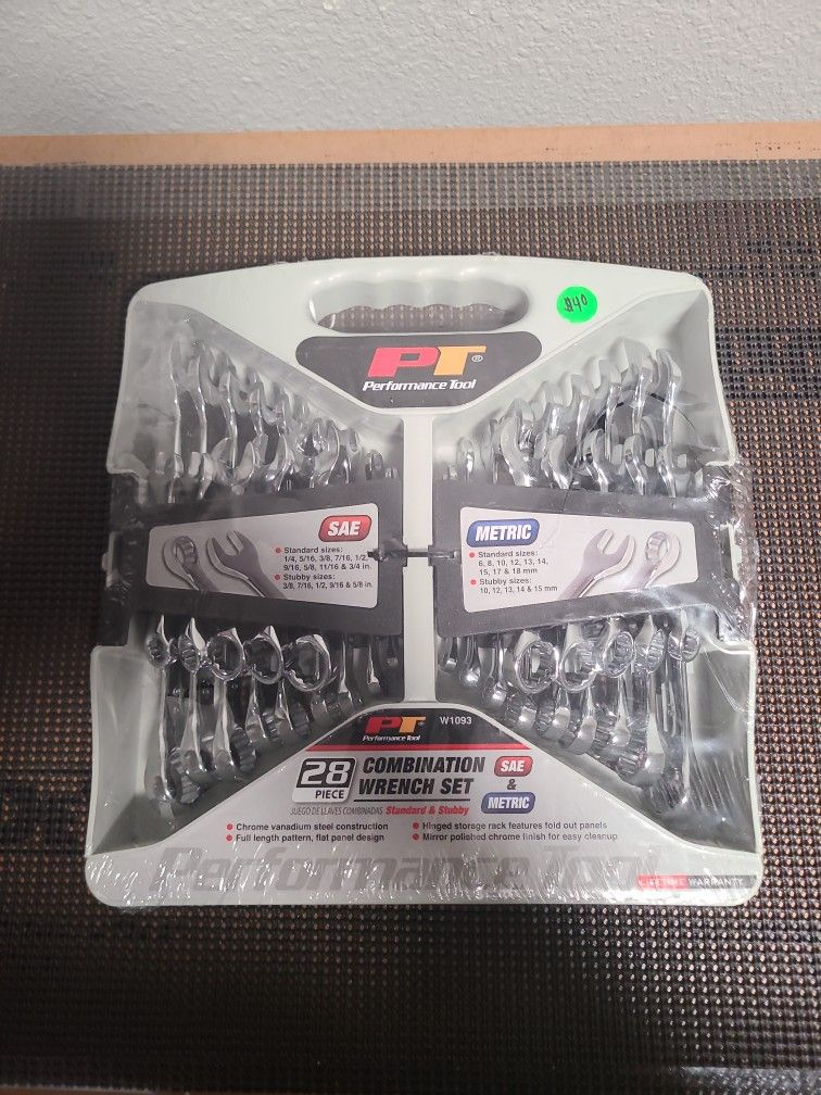 Performance Tool Wrench Set