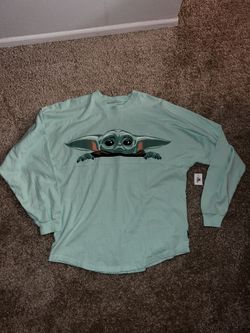 Baby Yoda Grogu The Mandalorian Disney Star Wars Spirit Jersey Size Small