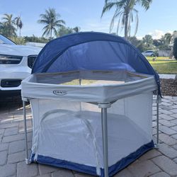 Pac n’ Play Playard - Graco LiteTraveler LX Playard Outdoor and Indoor Playspace