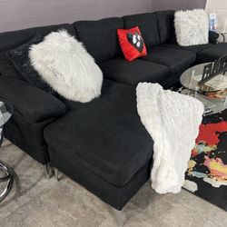 WAYFAIR Landover Reversible Modular Sofa & Chaise with Ottoman Sectional Couch Sofa (DELIVERY AVAILABLE/$50 DOWN & ITS YOURS🟢)