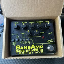 Tech 21 SansAmp Bass Driver DI V2 Pedal