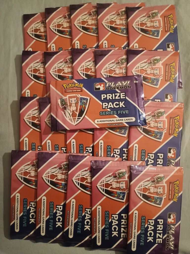 21 X Prize Series 5 Pokemon Packs Sealed