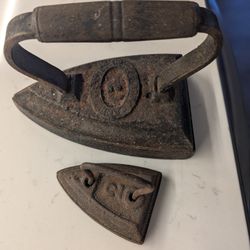 Antique cast Iron Irons