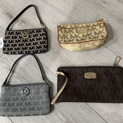 Michael Kors Lot Or Each Jet Set Wristlets, Etc