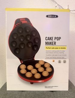 Cake Pop Maker by Bella - & Donut Holes -red $17