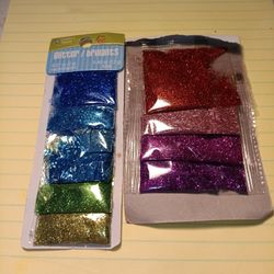2 Packs Glitter For  Crafting, Embellishment, Makeup