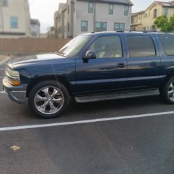 2003 CHEVY SUBURBAN, BACK UP CAMERA, HANDS FREE BLUETOOTH DYSTEM INSTALLED. JUST SERVICED FOR SALE.EVERYTHING WORKS , ONE OWNER ,RUNS EXCELLENT, V8 