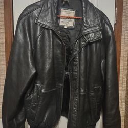 Vintage Bomber Leather Jacket 
