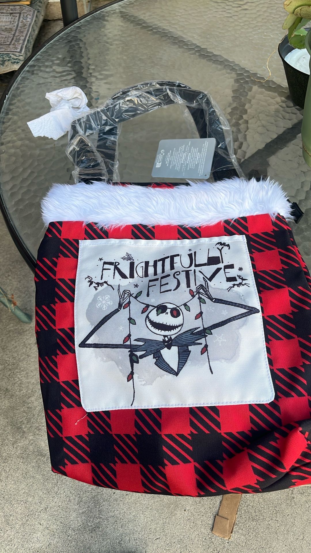Jack Skeleton Tote Bag 