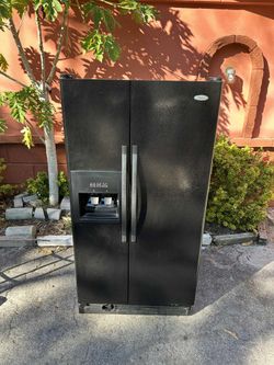 Black SxS Refrigerator 